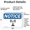 Signmission Symbol Only - Radio Frequency Hazard OSHA Notice Sign, Vinyl Decal, 10in W x 7in L, 2PK OS-2PACK-NS-D-710-L-16642 - alternate 6